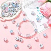 20Pcs 4 Styles Opaque Acrylic Beads OACR-YW0004-37-4