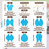 Mega Pet 7Pcs 7 Style Butterfly DIY Pendant Silicone Molds DIY-MP0001-15-12