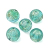 Handmade Gold Sand Lampwork Beads LS-LAMP-WH0001-10H-2