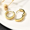 304 Stainless Steel Hoop Earrings for Women EJEW-C096-45G-5