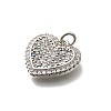 Brass Micro Pave Cubic Zirconia Pendants KK-P295-24P-2