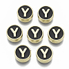 Alloy Enamel Beads LS-X-ENAM-S122-028Y-NR-1
