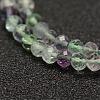 Natural Fluorite Beads Strands G-F460-16-3