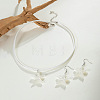 Bohemian Imitation Leather Cord Necklaces & Alloy Dangle Earring Sets FS-WG3325C-01-1