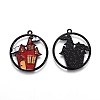 Halloween Theme Alloy Enamel Pendants ENAM-J649-12B-01-2