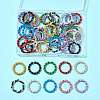 44Pcs 11 Colors Aluminum Quick Link Connectors ALUM-FS0001-01-7