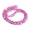 Imitation Jade Glass Beads Strands GLAA-P058-06A-02-2