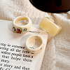 3Pcs Resin Finger Rings & Cuff Rings Sets WGB7912-01-4