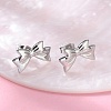 304 Stainless Steel Stud Earrings for Women EJEW-K306-04P-3