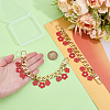 2Pcs 2 Styles Aluminum Chains Bag Extender Chains HJEW-PH02050-3