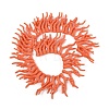 Opaque Acrylic Imitation Coral Beads Strands SACR-P033-02A-08-3