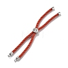 Twisted Nylon Cord Silder Bracelets DIY-B066-03P-27-1