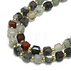 Natural Africa Bloodstone Beads Strand G-I376-D75-01-3