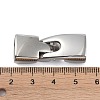 Non-Tarnish 316 Stainless Steel Snap Lock Clasps STAS-K282-05P-3