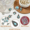 12Pcs 6 Styles Imitation Turquoise Resin Pendants FIND-SZ0019-78-4