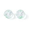 Baking Paint Transparent Glass Beads GLAA-N011-10mm-07-2
