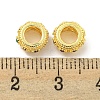 Rack Plating Brass Micro Pave Colorful Cubic Zirconia European Beads KK-L215-016A-G-2