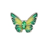 Butterfly Alloy Enamel Brooches PW-WG37196-01-2