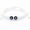 Resin Beads Braided Bead Bracelets FS-WG7326D-11-1