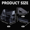 3-Tier Acrylic Display Riser Stands for Cosmetic Jewelry ODIS-WH0043-217C-2