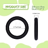 9Pcs Ring Food Grade Eco-Friendly Silicone Beads JX895A-2