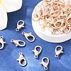 Zinc Alloy Lobster Claw Clasps E102-RG-6