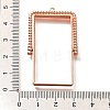 Alloy Open Back Bezel Pendants PALLOY-I223-07RG-3