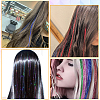 12Pcs 12 Colors Laser PET Hair Wig OHAR-SP0001-05B-6