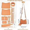 WADORN DIY Underarm Bag Making Kits DIY-WR0003-71-4