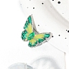 Butterfly Alloy Enamel Brooches PW-WG37196-01-1
