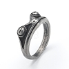 Titanium Steel Frog Finger Rings PW-WGF4234-04-1