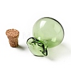 Lucky Bag Shape Glass Cork Bottles Ornament X1-AJEW-A039-02G-3