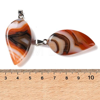 Dyed & Heated Natural Agate Pendants GG-CBACB71-05P-10-1