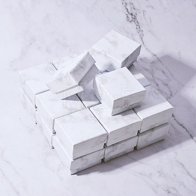 Paper Cardboard Jewelry Ring Boxes X1-CBOX-E012-05A-1