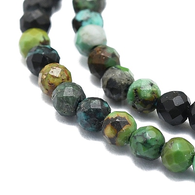 Natural Chrysocolla Beads Strands G-P457-A02-03-1