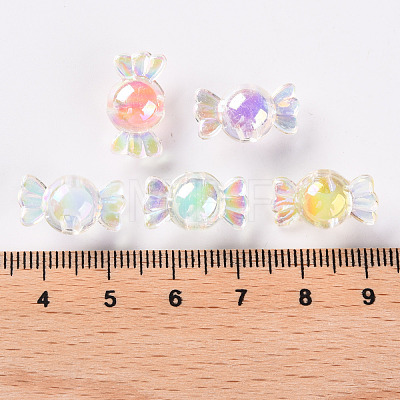 Transparent Acrylic Beads TACR-S152-03B-1