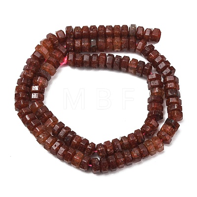 Natural Strawberry Quartz Beads Strands G-G317-A35-3x6mm-1