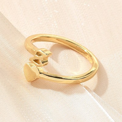 Brass Cuff Rings for Women RJEW-U044-Z-1