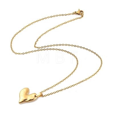 304 Stainless Steel Pendant Necklaces LS-NJEW-G120-02G-1