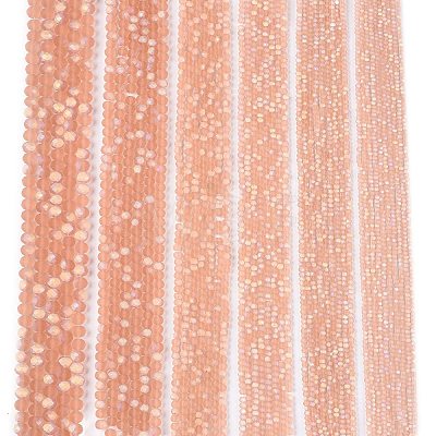 Transparent Glass Beads Strands EGLA-A044-T2mm-MB21-1