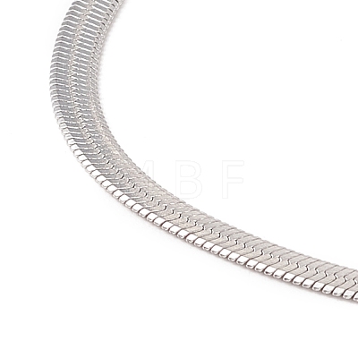 304 Stainless Steel Herringbone Chains Bracelet for Men Women BJEW-D450-01P-03-1