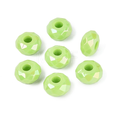 Opaque Acrylic European Beads OACR-E033-23L-1