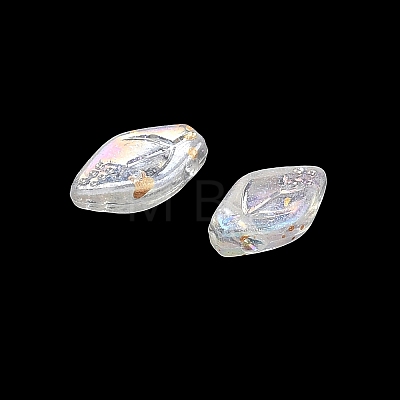 UV Plating Transparent Acrylic Beads AC-CBA81FF-08A-1