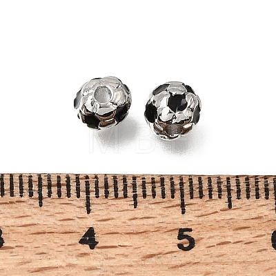 Brass Enamel Beads KK-Z163-06P-A01-1