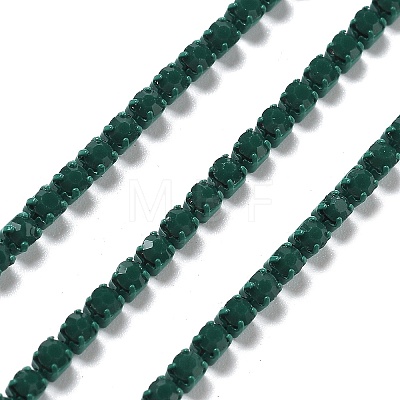 Iron Rhinestone Glass Cup Chain CH-U001-01Q-1