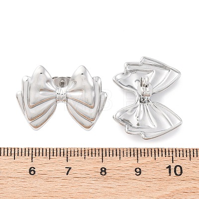 304 Stainless Steel Stud Earrings for Women EJEW-K306-07P-1