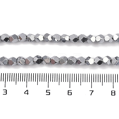 Electroplated Synthetic Non-magnetic Hematite Beads Strands G-A234-G03-01B-1