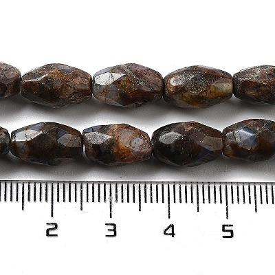 Natural Glaucophane Beads Strands G-P520-C24-01-1