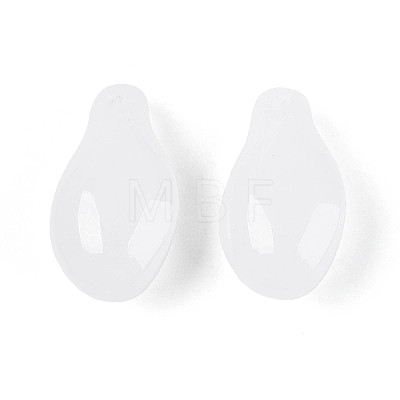 Transparent Glass Teardrop Charms GLAA-T030-03-01-1