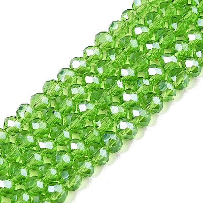 Electroplate Glass Beads Strands EGLA-A044-T4mm-A11-1